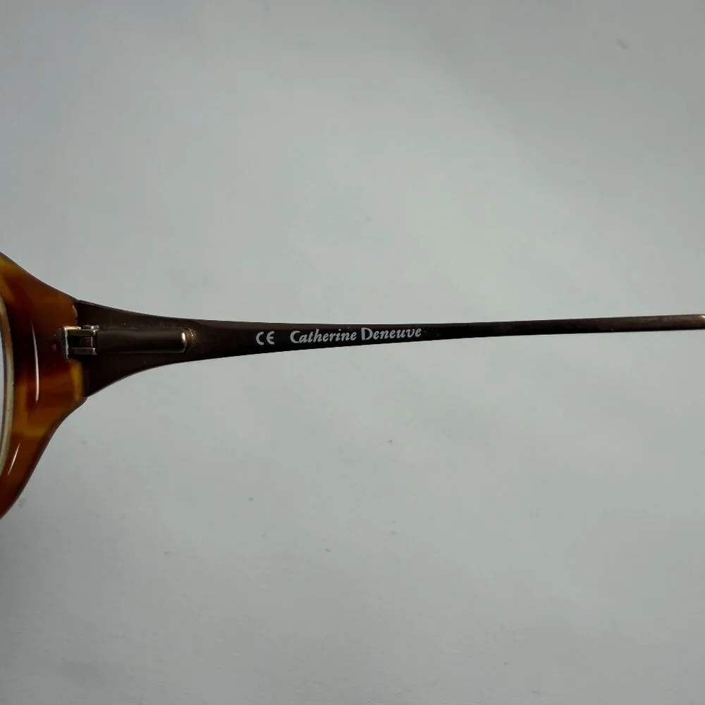 Catherine Deneuve Tortoise Eyeglasses - Frames only